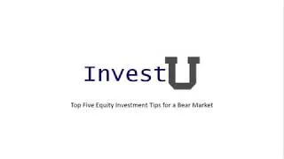 Top 5 Investment Tips for a Bear Market | A value investing approach to the 2020 Stock Market Crash