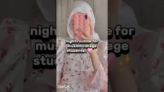 My Islamic Night Routine 🩷✨️#islam #islamicshorts #viral #nightroutine #night #routine #shorts