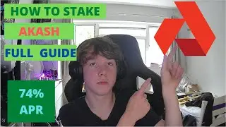 Full guide to staking Akash 74% APR :)