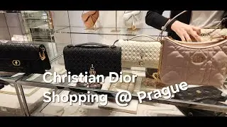 Покупки в Christian Dior в Праге.