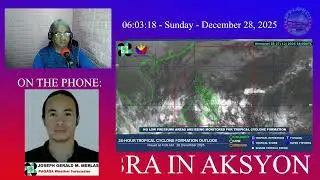 WEATHER UPDATE TINGOG NI JOSEPH MERLAS Weather Specialist ,PAGASA Visayas DECEMBER 28,2025 DOMINGO