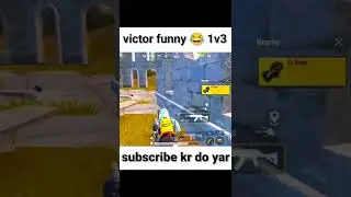 victor dada FUNNY 1v3 BGMI FUNNY #shorts