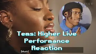 THE VOCALS ARE 10X | Tems-Higher Live Performance Reaction