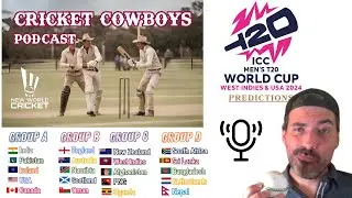 Cricket Cowboys Podcast - T20 World Cup Warm up Games, Which Associate Nations Will do best?
