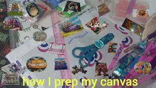 Diamond Painting #85, how I prep my canvas (just works for me 🫣😁)