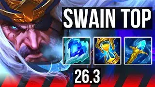 SWAIN vs ZAAHEN (TOP) | Good KDA: 6/1/10 | EUNE Master | 26.3