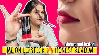 Me On Lipstick Review | Best Affordable Red Lipstick 2025 | Long Lasting & Matte Finish