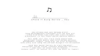 Crissaint ft Bung Balida - Kau (Lyric Video)