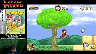 First time playing GARFIELD AND HIS 9 LIVES - Game Boy Advance - Hard Difficulty - 1 Credit Clear