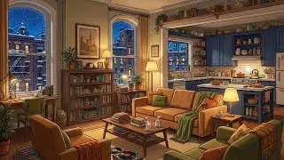 Late Evening in a New York Apartment ❄️ Vintage Jazz Vocals to Relax