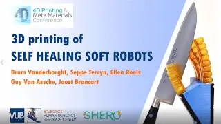 '3D Printing of Self Healing Soft Robots' by Professor Bram Vanderborght