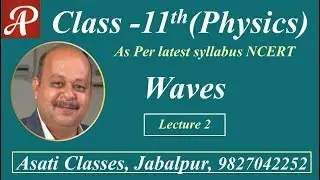 Waves I Lecture 2 | Class 11th | As per latest syllabus NCERT
