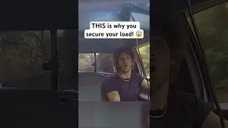 Чехол для кузова грузовика имел другие планы 🤣 #видеорегистратор