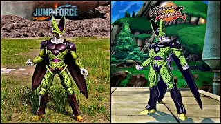 Cell in Jump Force vs FighterZ Comparison