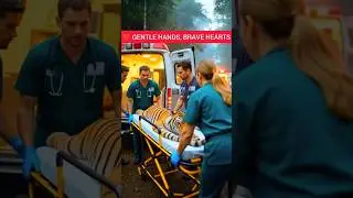 Unbelievable Rescue! Forest Fire vs USA Heroes 🔥🚑#animalrescue #shorts