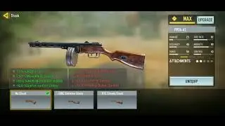 attachment for ppsh-41 slow down enemys and high accuracy and mobility #codm