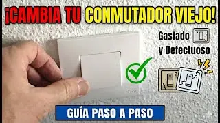 Cambia un interruptor que chisporrotea