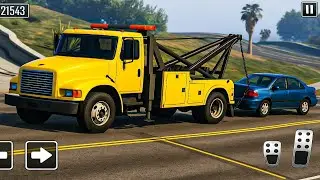 🚚 Геймплей симулятора эвакуатора 2025 | Буксировка и эвакуация автомобилей | Геймплей на Android