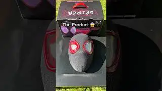 Finally a realistic Miles Morales mask 🥹🕷️🤟 #milesmorales #marvel #spiderman #spiderverse #gwen