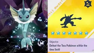 The Ultimate Showdown: Vaporeon vs 7 Star Greninja in Pokemon Scarlet 87 #pokemon #gaming  #gameplay
