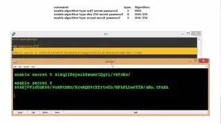 enable secret with new hashing Algorithm Cisco