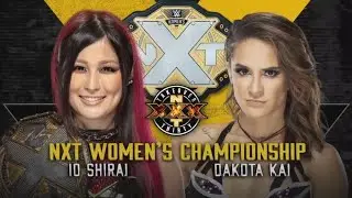 Все матчи Дакоты Кай на PPV/специальных шоу WWE (2018&ndash;2024)