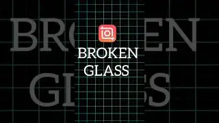 INSHOT BROKEN GLASS EFFECT TUTORIAL #new #video #inshot #tutorial #brokenglass  #effect #shortsfeed