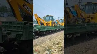 jcb new train load #shorts #jcb #train #viralvideos #songviral