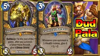 New Broken Paladin Deck! Lothraxion Is Ridiculous! Pure Paladin Got Stronger |Darkmoon| Hearthstone