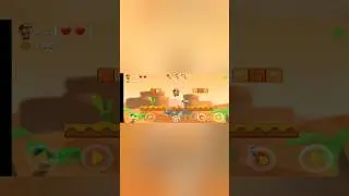 SMCW:Mario kills 3 Koopas & he collect items vid 5. #shorts #mario #koopa #enemies #coins #desert