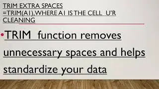 How to clean up your data in microsoft excel