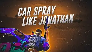 #jonathan  Moving Car Spray Montage  #1 |BGMI | uDOGToxic