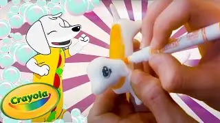 Mika, The Hot Dog! 🌭Scribble Scrubbies Pets | Draw Along Compilation ✏️ Crayola Kingdom