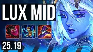 LUX vs YONE (MID) | 14/2/8, Legendary | EUW Master | 25.19