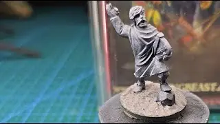 Live Paintalong wandering bard from Gripping Beast miniatures for saga