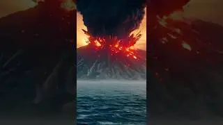 Krakatoa Erupts AI #ai #aiart #volcaniceruption #krakatoa #volcano #eruption #volcanicactivity #lava