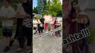 Dulha Dulhan Nashta!!! Desi theme breakfast #wedding #germany #trending #minivlog #weddingvibes