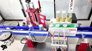 glass bottle labeling machine