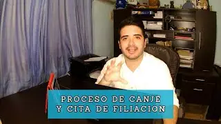 Proceso de Canje y Cita de Filiaci&oacute;n. INM.