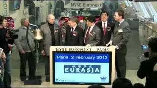 NYSE Euronext in Paris - Opening Bell EURASIA - Listing on NYSE Alternext - 2 February 2010