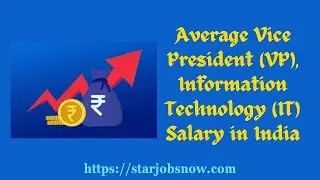 Average Vice President VP, Information Technology IT Salary in India