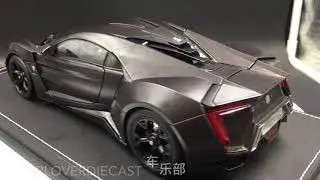 Kengfai model - W. motor Lykan Hypersport  diecast scale 1:18 full open  KF00105