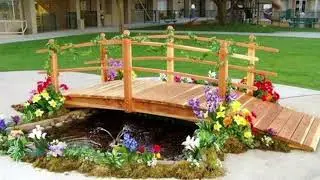 34 Ideias de Pontes Decorativas para Jardins (Fácil de Fazer)