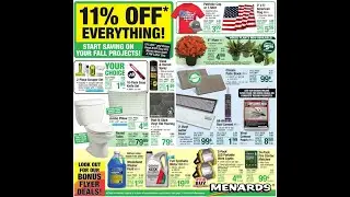 Menards Weekly Ad August 24 &ndash; September 4, 2023