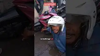 tiada hari tanpa rangka motor Honda patah