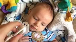 When baby wins the pacifier war
