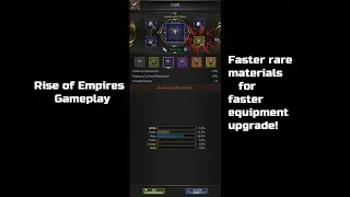 Rise Of Empires | Faster Rare Materials for Faster Gold Equipment Crafting.