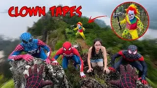 Team Spider-Man Rescues Girl from GRINCH Serbian Dancing in The Abandoned Forest ( Action POV )