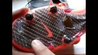 Бутсы Nike Mercurial Vapor VIII SG Pro, цвет: ярко-манго/темно-серый металлик/ярко-красный &mdash; распаковка