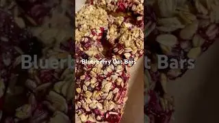 Blueberry Oat Bars for the Kids! #recipe #youtubeshorts